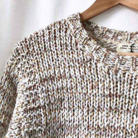 Zara winter collection earthy knit GUC 13/14Y - Picture 2 of 2